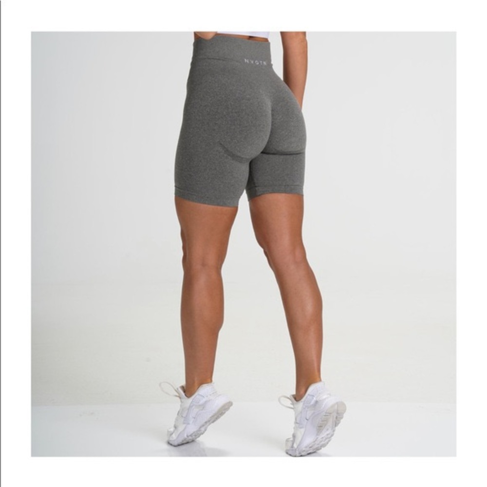 NVGTN Khaki Green Biker Shorts